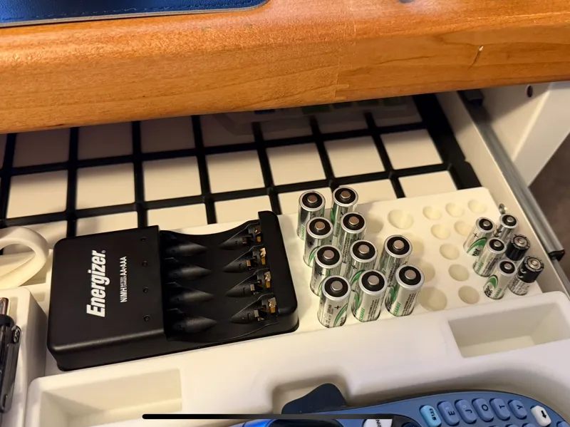 Energizer Rechargable Organizer Gridfinity2x6