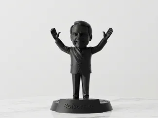 Bolsonaro com a faixa presidencial