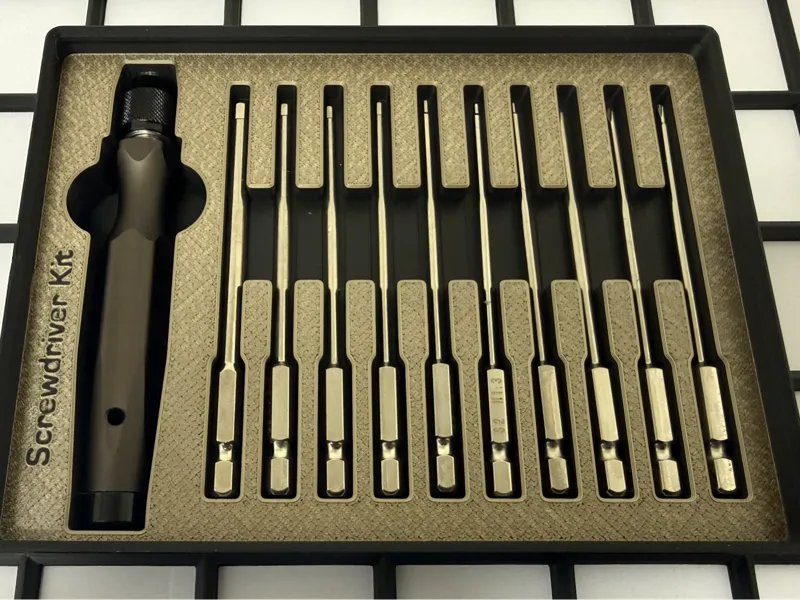 Makers Supply Screwdriver Kit Gridfinity