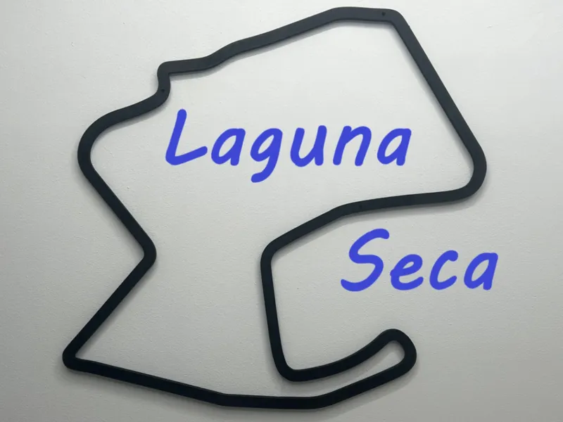 Laguna Seca Racetrack Wall Art #4