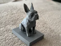 Statue de bouledogue français — photo 2
