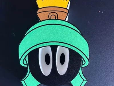 Marvin the Martian Wall Art His Eyes Follow You 
