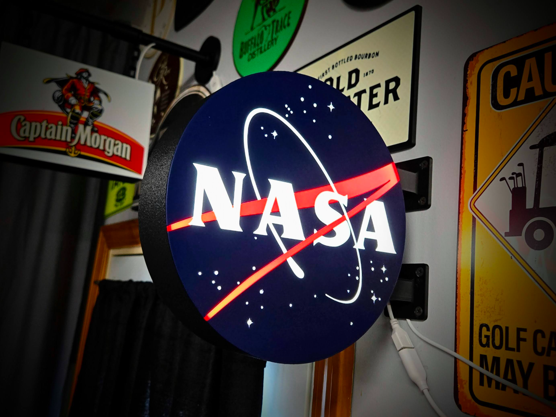 NASA 2-Sided LED Lightbox Sign