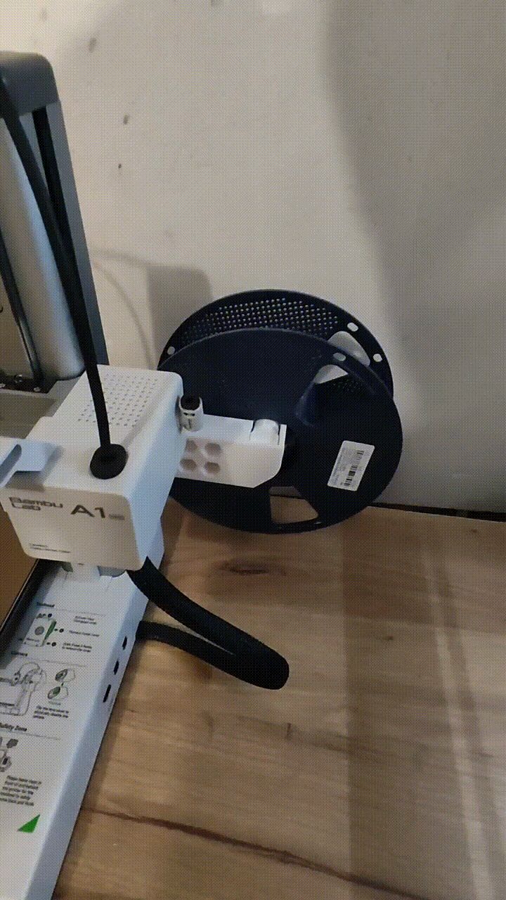 Folding Filament Holder (no tangling) A1 mini 