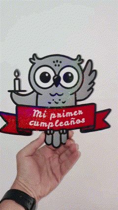 Mi primer cumpleaños búho/My first birthday owl