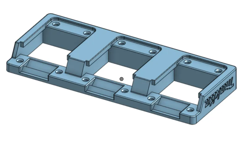 Makita 3x 18V Battery Holder (Rotated Logo)