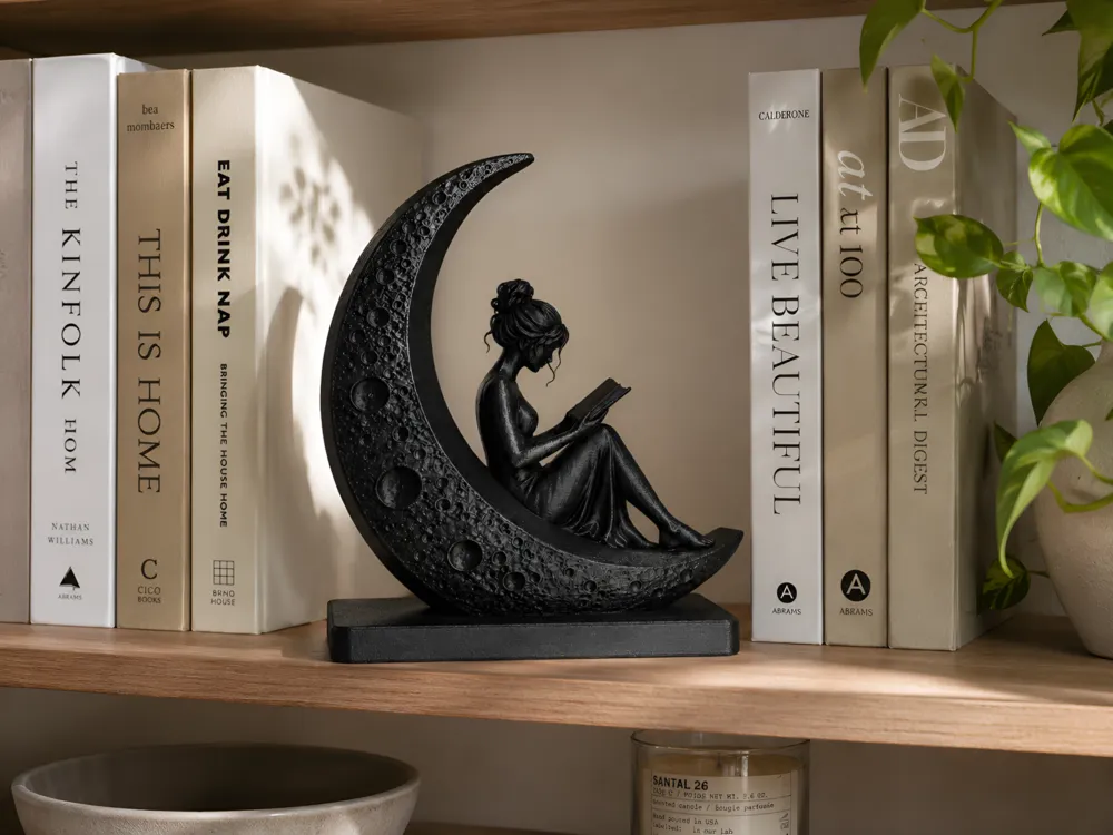 Tapa o cubierta: Scultura Lettrice al Chiaro di Luna. Referencia del modelo original.