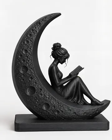 Tapa o cubierta: Scultura Lettrice al Chiaro di Luna — vista de referencia 3