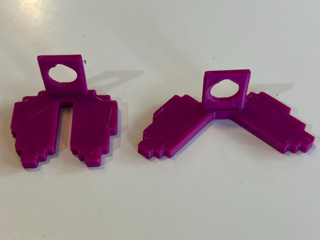 Minecraft Minifig Elytra Wings