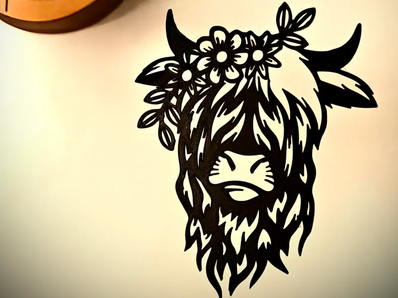 Cow wall art