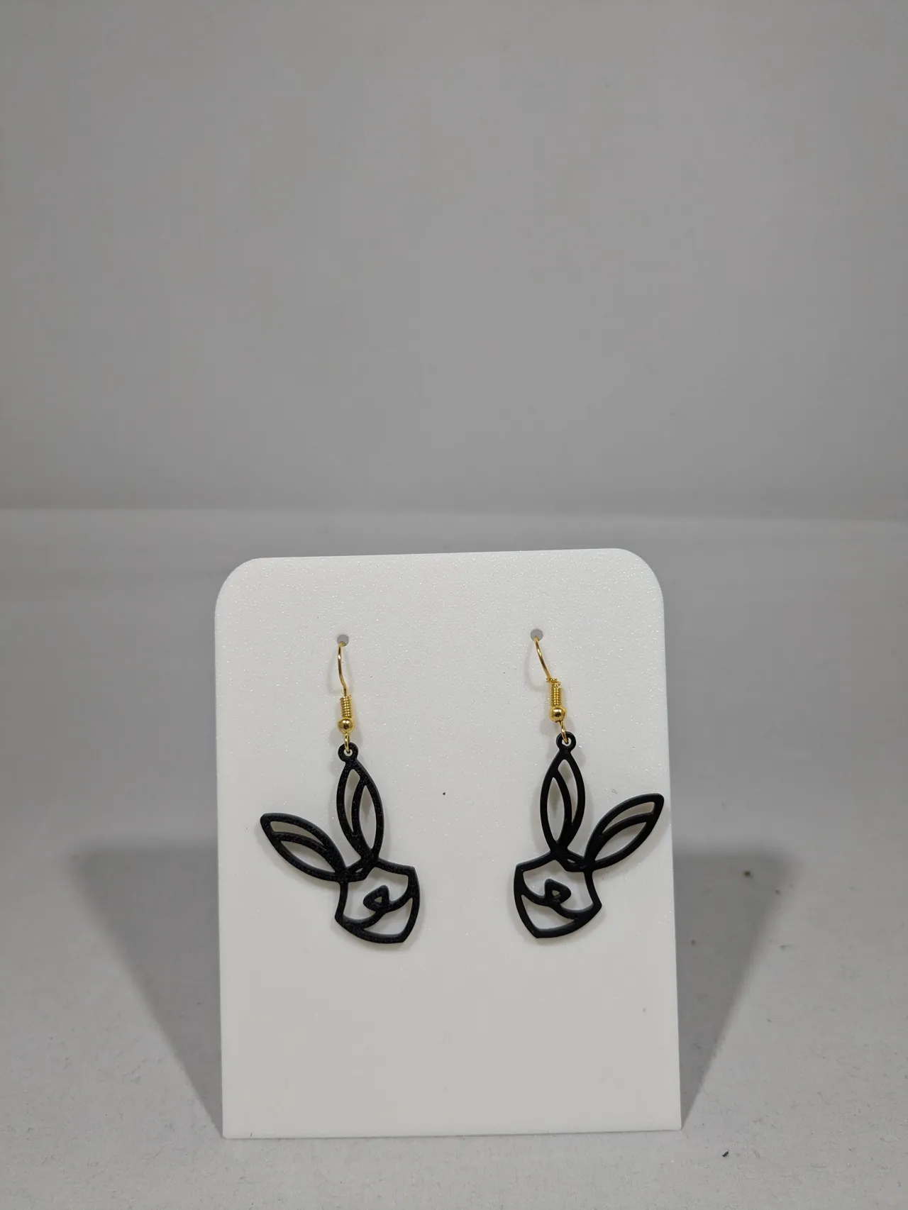 Bunny earrings view 3
