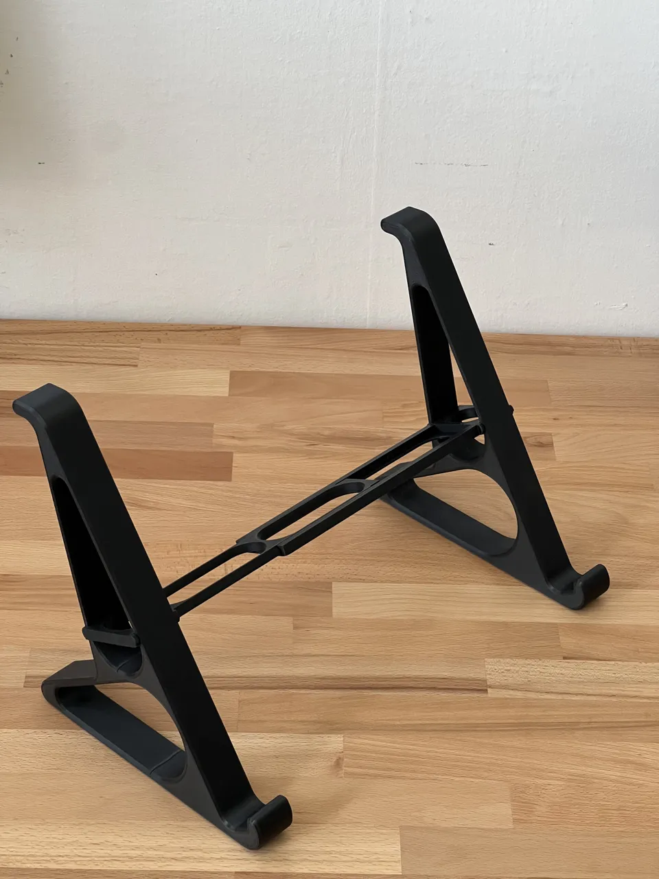 Vertical laptop stand with two height options view 3