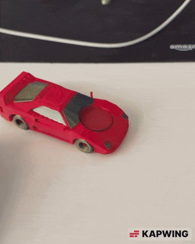 Drifting Car Fidget - Ferrari F40 Inspired