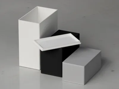 Set of Storage Boxes / Containers - minimal design