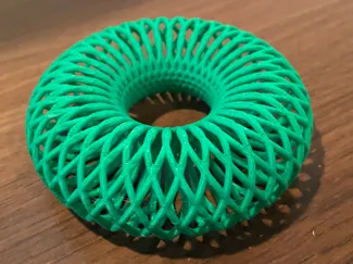 Toroid made of circle rings