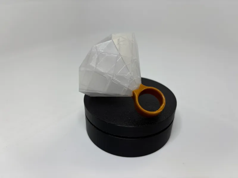 Oversized diamond Ring prop (Inspired by Birdo)