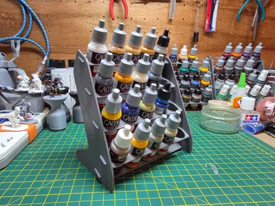 Paint bottle stand