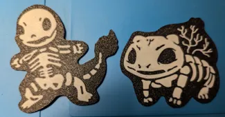 Pokemon Skeleton Magnets