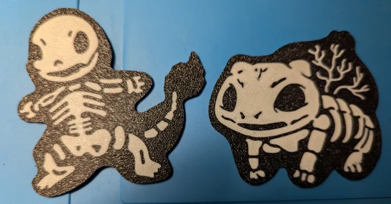 Pokemon Skeleton Magnets
