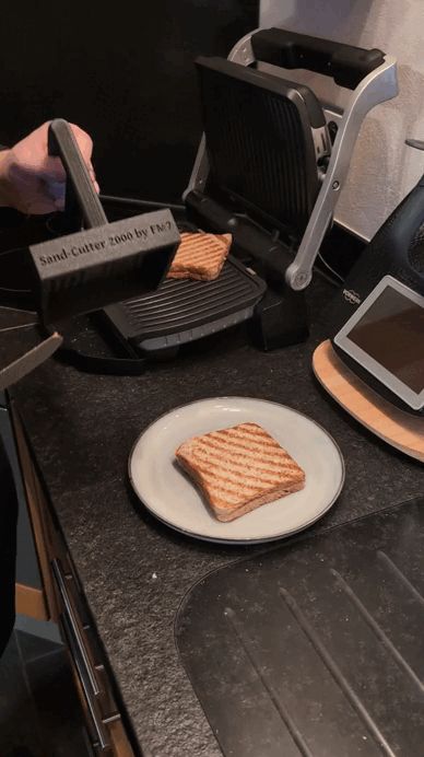 Sandwich Cut Support - Longitudinal