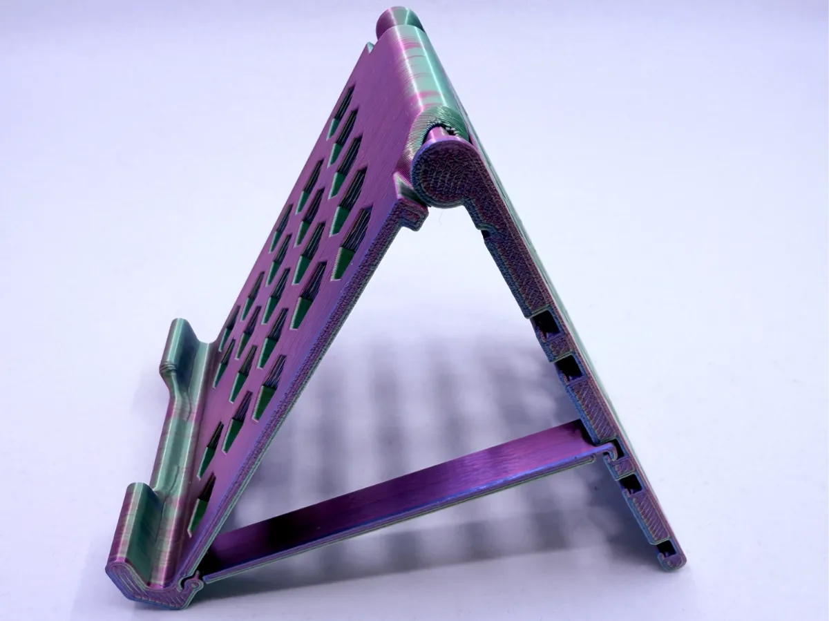 Compact Folding Phone Stand (Print-in-Place) - Free 3D Print Model ...