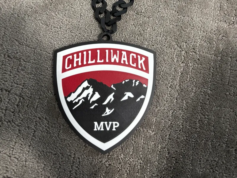 Chilliwack Hockey Team Logo Necklace
