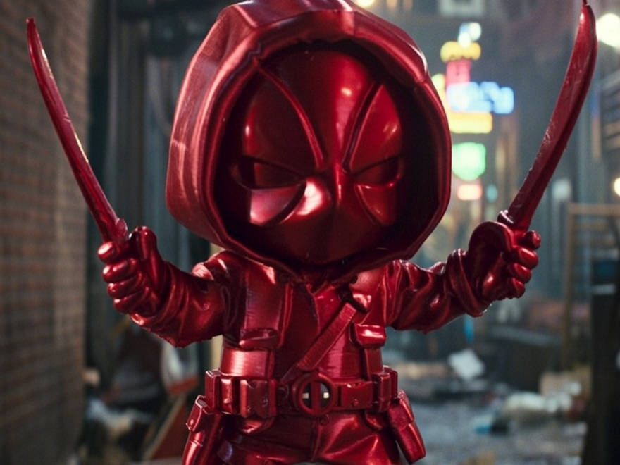 Deadpool Chibi en 3D