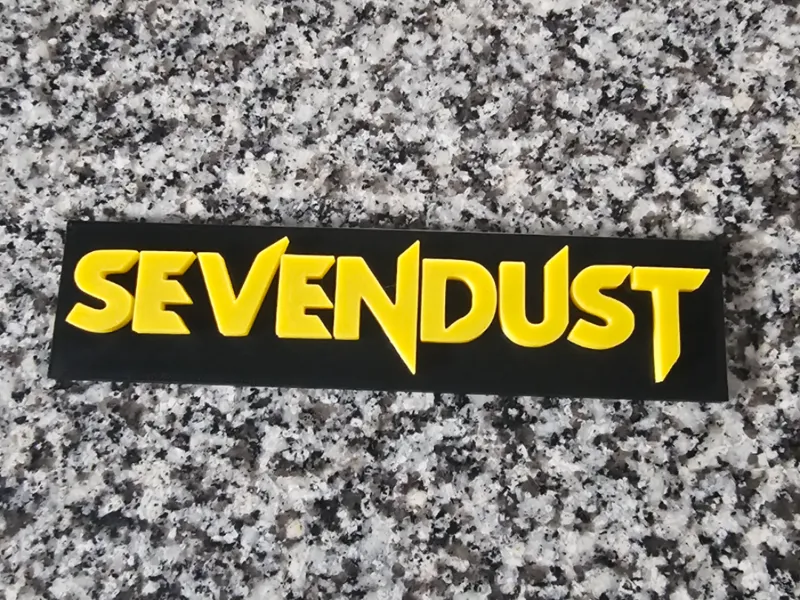 Sevendust Rock Band 3D Logo Wall Sign Art Plaque