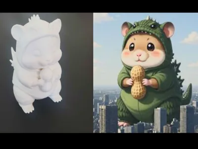 Godzilla Hamster Kaiju - 4Chan UK Meme
