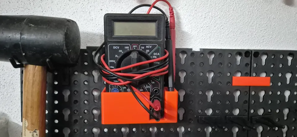 Parkside powerfix pegboard multimeter holder by kukolarik - MakerWorld