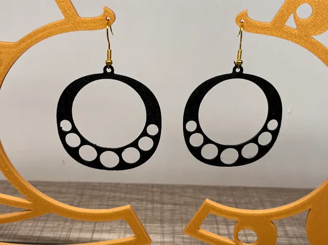 Earrings Art - Circle