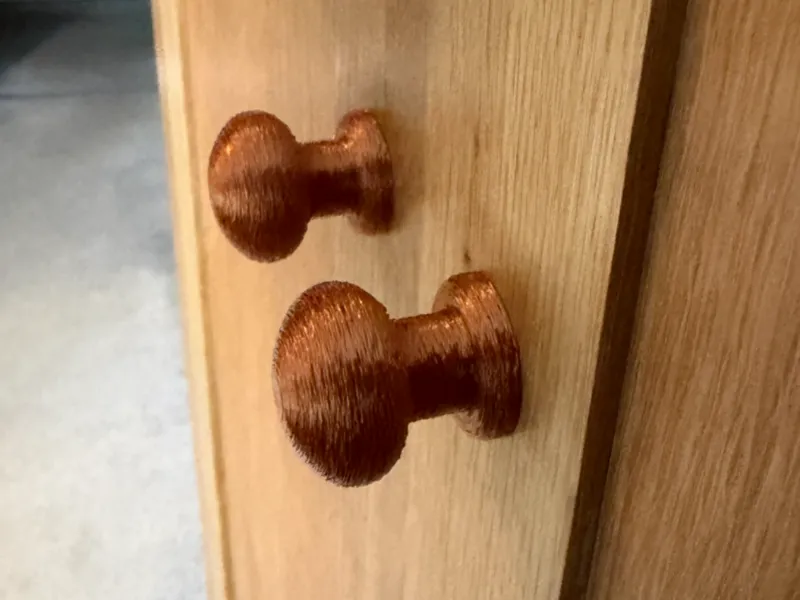 Copper Wardrobe Door Handle