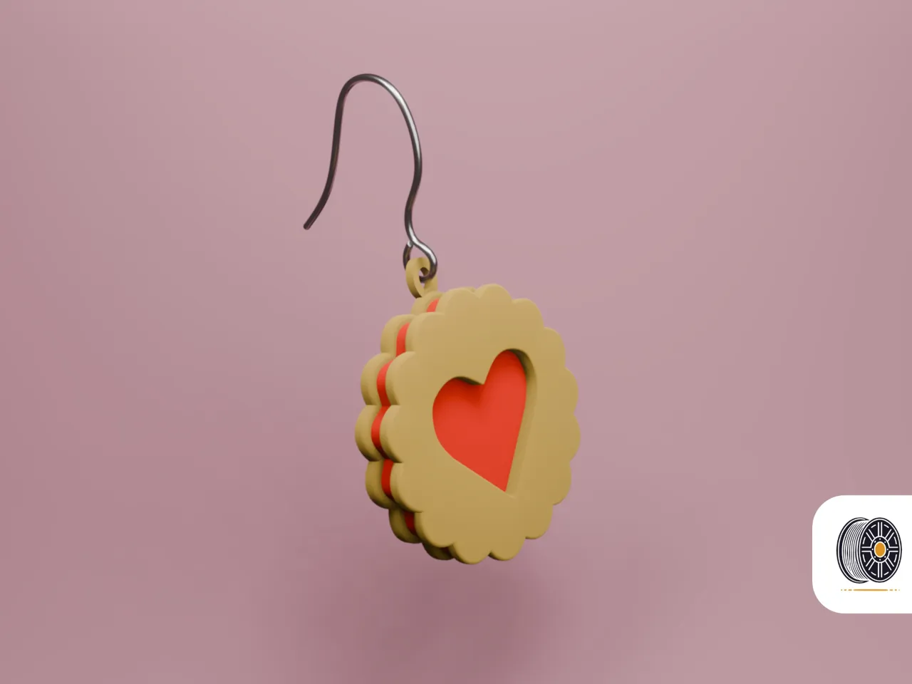 Biscuit Bliss | A valentine's day earring gift view 2