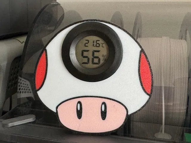 Hygrometer and Termometer Mario kart style