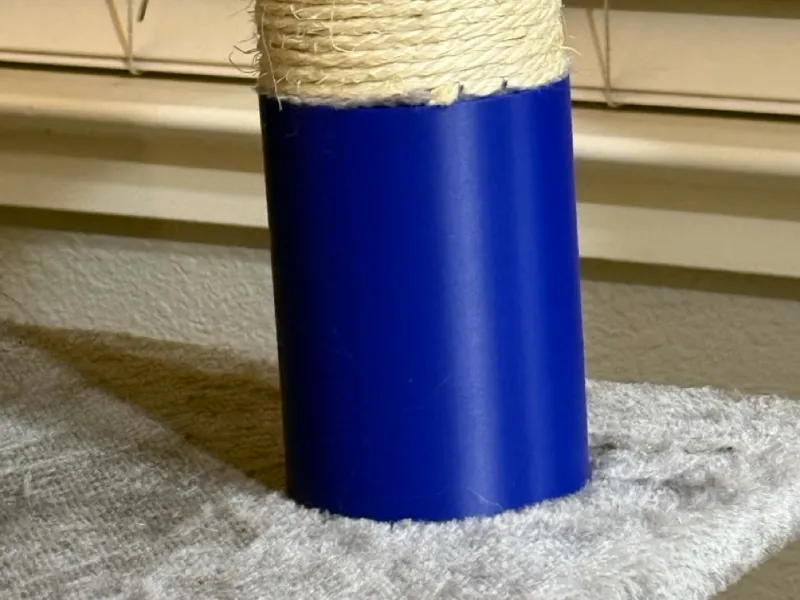 Cat tree pole enforcement