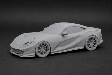 Accesorio para impresora 3D: Ferrari 812 Superfast Cardusio 2020 — vista de referencia 3