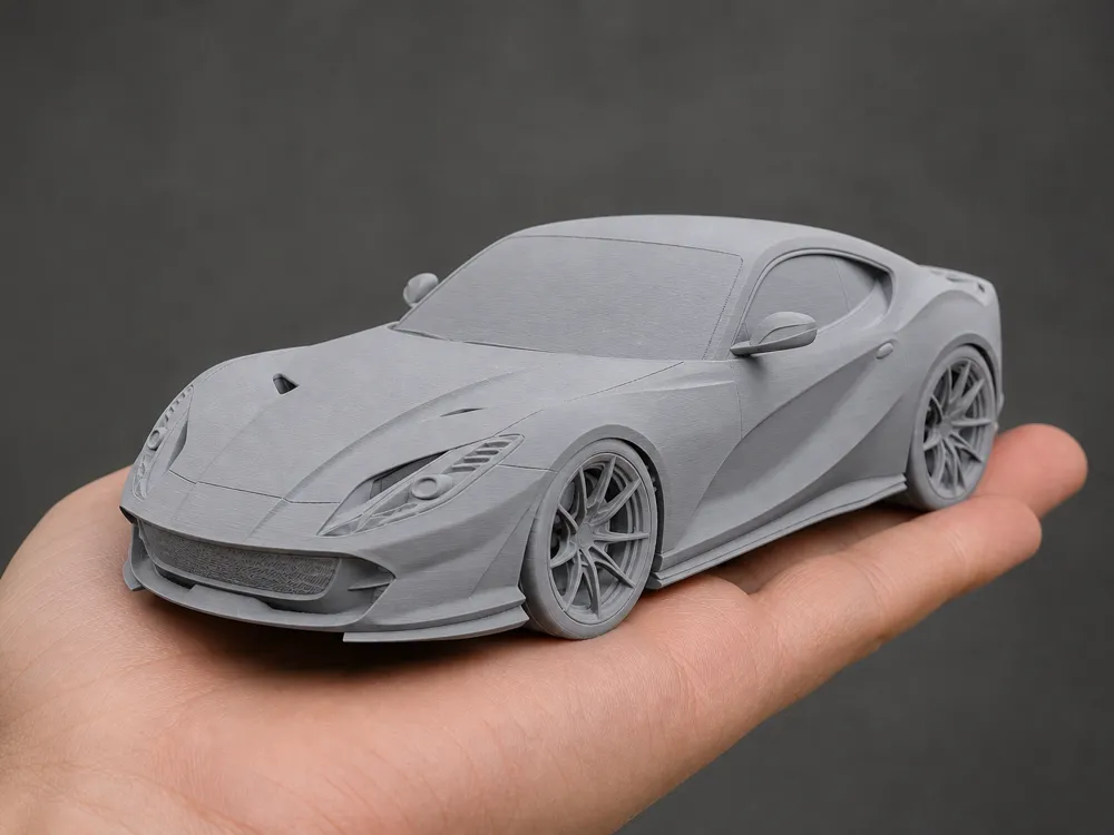 Accesorio para impresora 3D: Ferrari 812 Superfast Cardusio 2020. Referencia del modelo original.