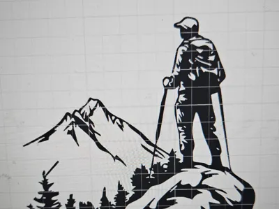 mountain hiker