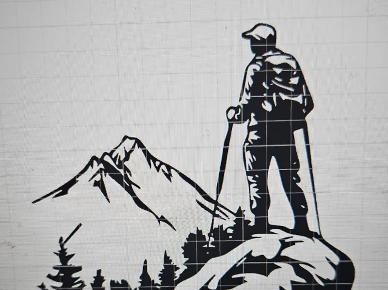 mountain hiker