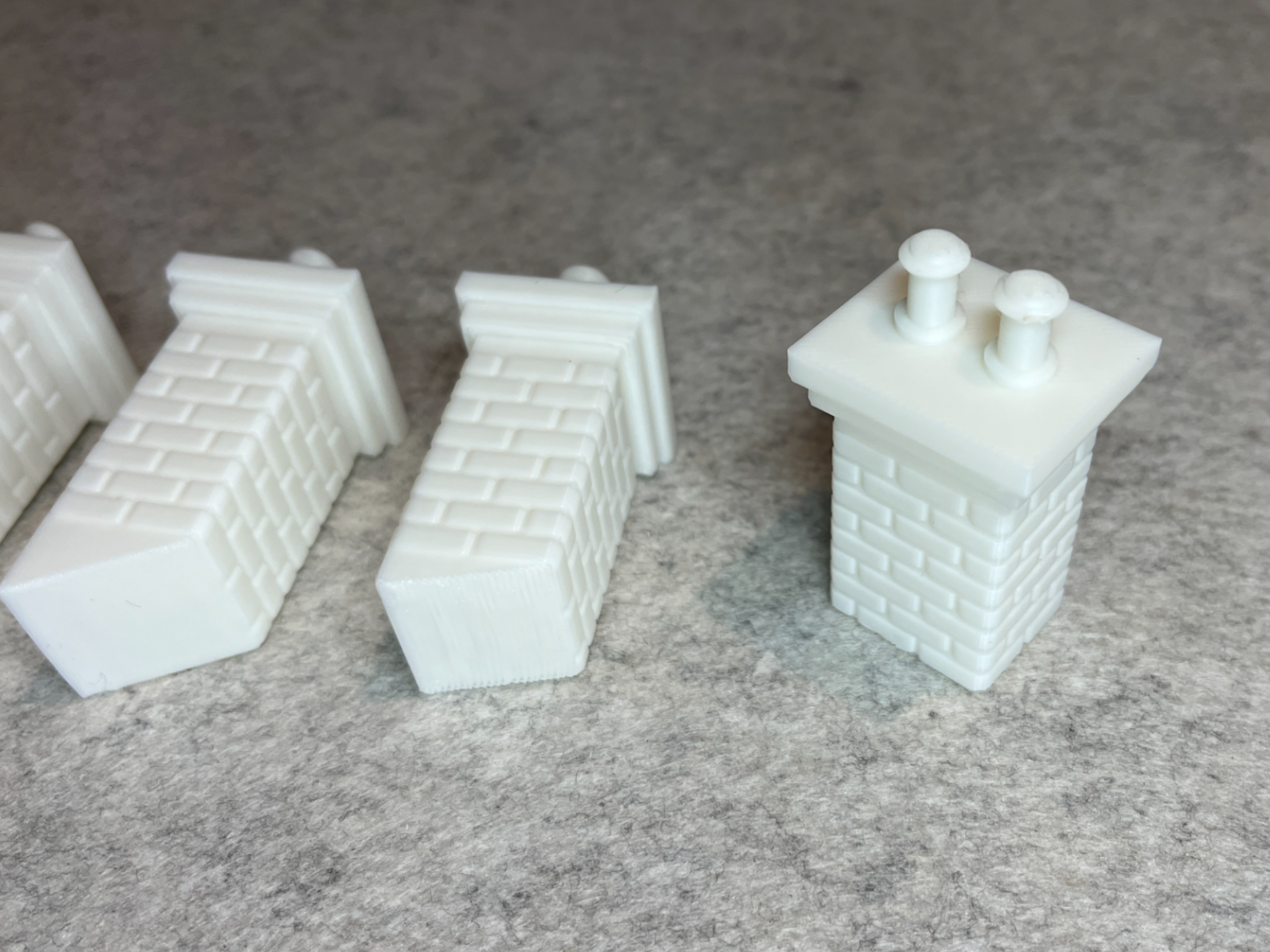Dollhouse chimney miniature house 