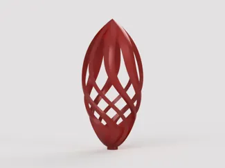 Elegant Twisted Christmas Ornament