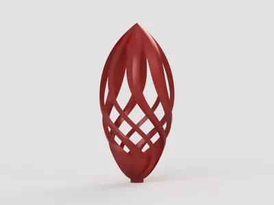 Elegant Twisted Christmas Ornament