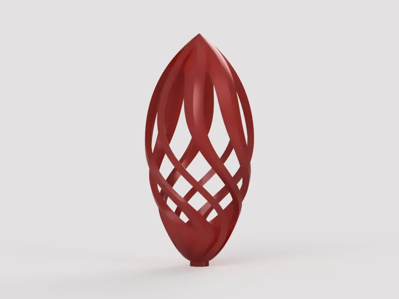 Elegant Twisted Christmas Ornament