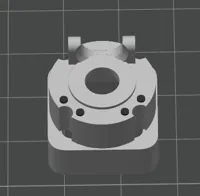 Gray Base with Black Screws And yellow and red launch button