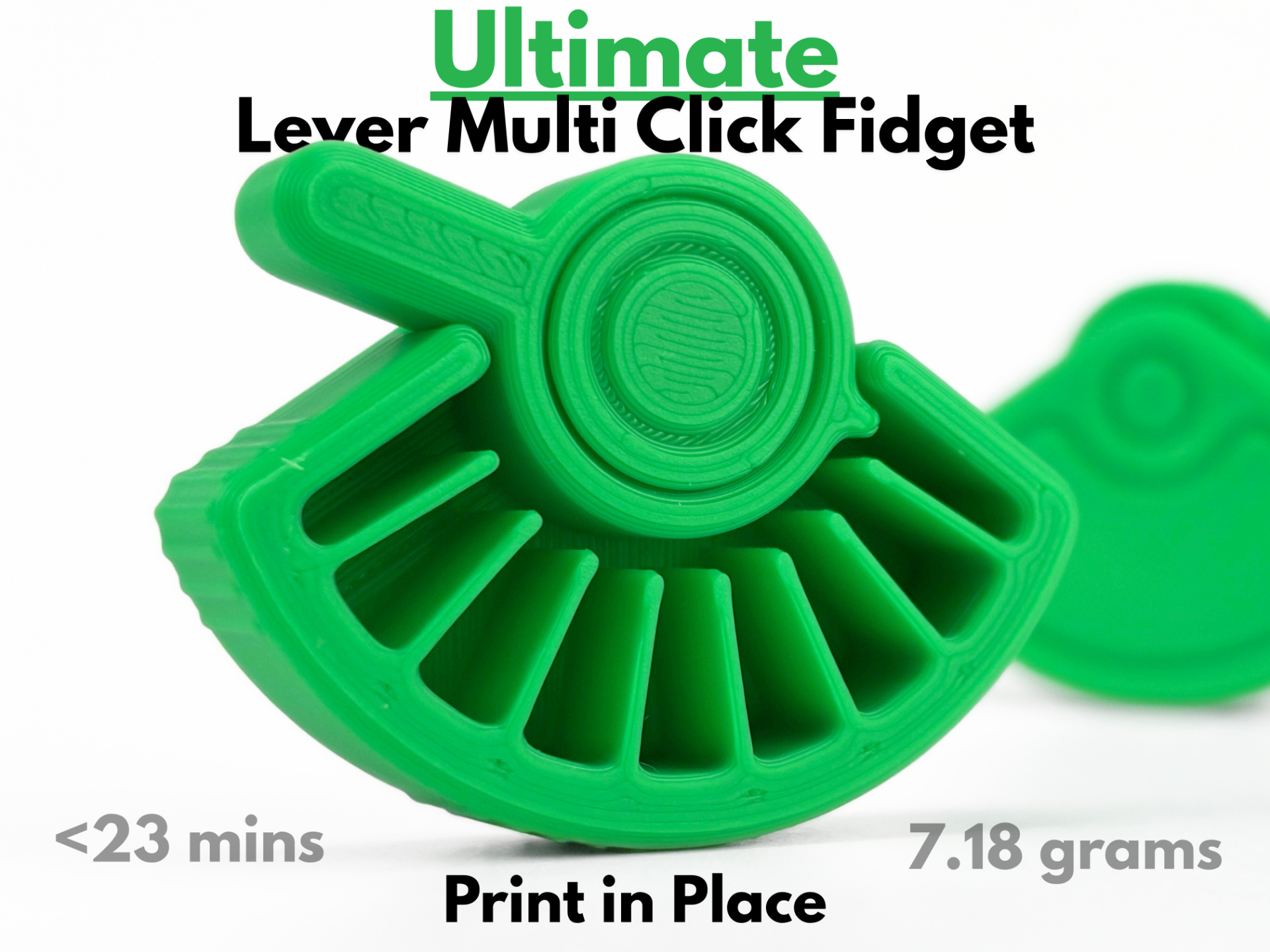 Ultimate Lever Multi Click Fidget (Print in Place) - 1