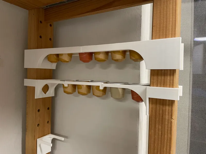 Coffee capsule stand for IKEA IVAR shelf unit