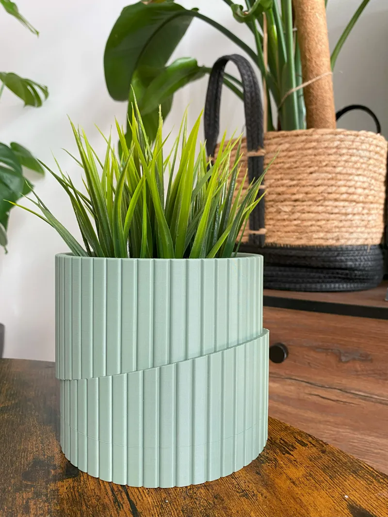 flower pot "Fridolin" fits IKEA Ø 12cm (4 3/4" )