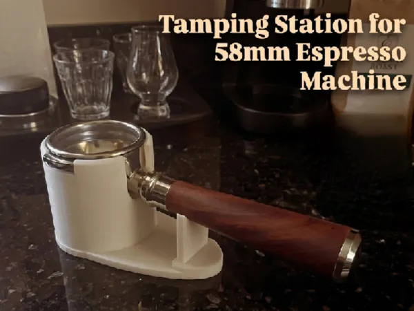 Station de tassage pour espresso 58mm E61