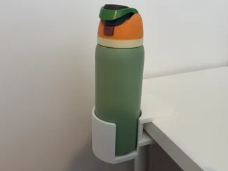 Clamp-On Desk Water Bottle Holder Owala Compatible