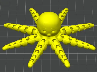 cute flexible octopus